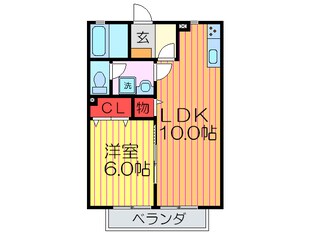 エスポワ－ル山之上三番街の物件間取画像